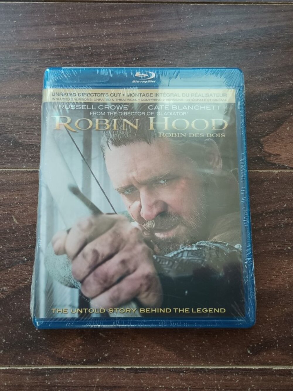 Robin Hood Blu ray Director's Cut Russell Crowe Cate Blanchett Ridley Scott